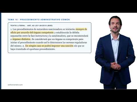 Tema 16: Procedimiento Administrativo Común — los artículos que más caen, con el texto literal del BOE