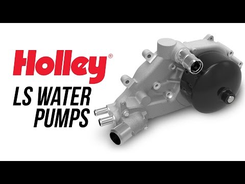 Holley LS Swap Water Pump Forward Facing Inlet Standad Middle Belt Align 22-100