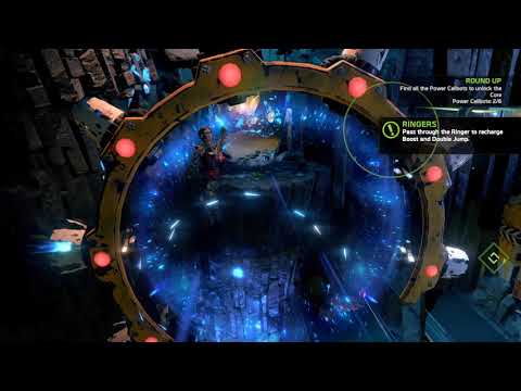 ReCore Definitive Edition - How to pass the rings in Pylon 512
