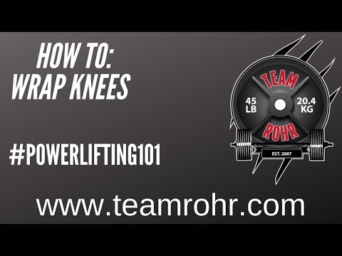 How to WRAP KNEES