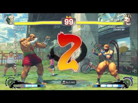 Bonchan [Sagat] vs Iyo [Ibuki] SSF4 Japanese Online Ranked Matches - TRUE-HD