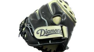 Video thumbnail: Diamond iX3 Elite Series: Fi325 Cream/Black Fastpitch Catcher's Mitt