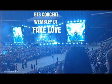 BTS CONCERT WEMBLEY D1 - FAKE LOVE