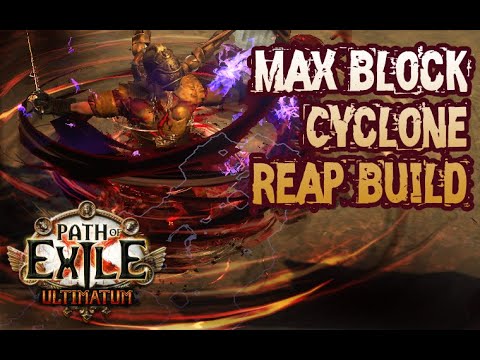 Path of Exile 3.14 Max Block Cyclone Cast while Channeling Reap Test