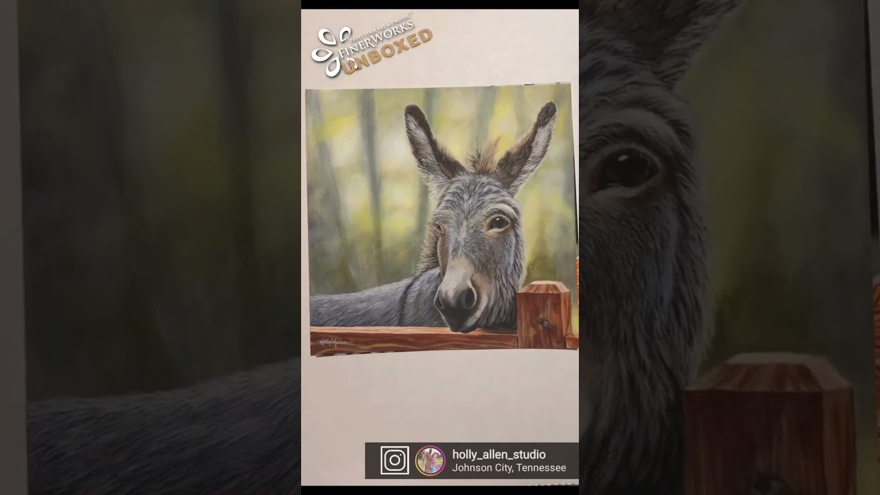 Artist Holly Allen's UNBOX reel of Archival Matte Paper Prints. Thanks for sharing. #art #wildlife