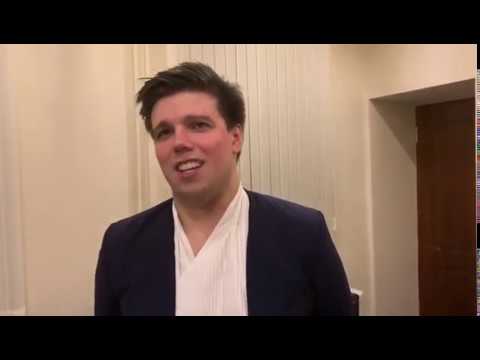 Sergey Dogadin (violin) - Interview at the XVI Tchaikovsky competition (2019)