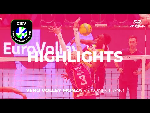 Highlights | CEV Champions League 2022 | QF 1st Leg | Vero Volley Monza 0-3 A. Carraro Conegliano