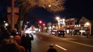 preview picture of video 'Caldwell Fire Department Christmas Parade Leads the Way for Santa's Arrival to Caldwell, NJ'