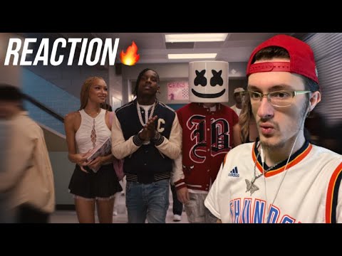 Look it’s my High School!!! | Marshmello x Polo G x Southside-Grown Man (Reaction)