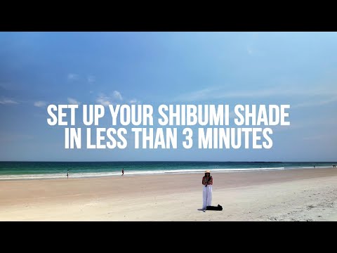How to Set Up a Shibumi Shade in Less Than 3 Minutes