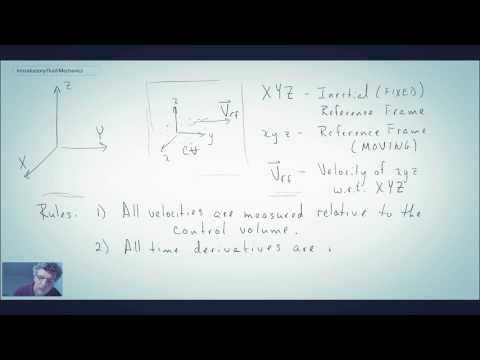 Introductory Fluid Mechanics L9 p1 - Control Volume Moving with Constant Velocity