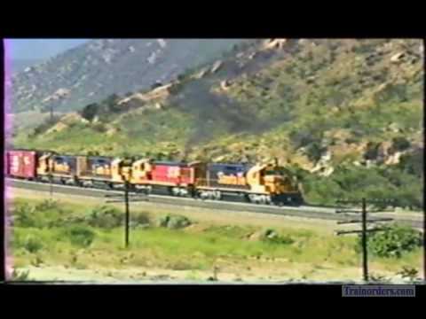Classic Railroad Series 492 - Santa Fe and SP on Cajon Pass June 30, 1988