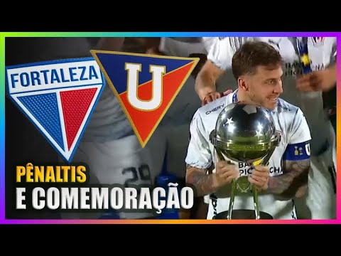 Pênaltis e entrega da taça Fortaleza x LDU FINAL Sul-Americana 2023