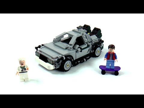 Vidéo LEGO Ideas 21103 : La DeLorean à voyager dans le temps