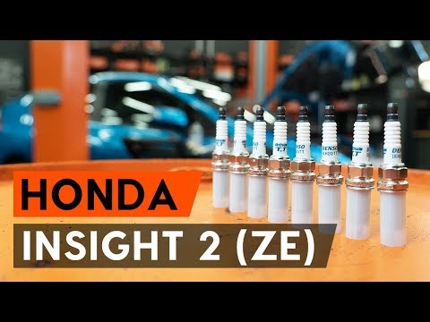 How to change spark plug on HONDA INSIGHT 2 (ZE) [TUTORIAL AUTODOC]