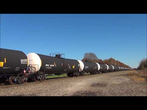 NS 67X with CN Trio Passes 14M Near Hubbard, OH  11/8/2017