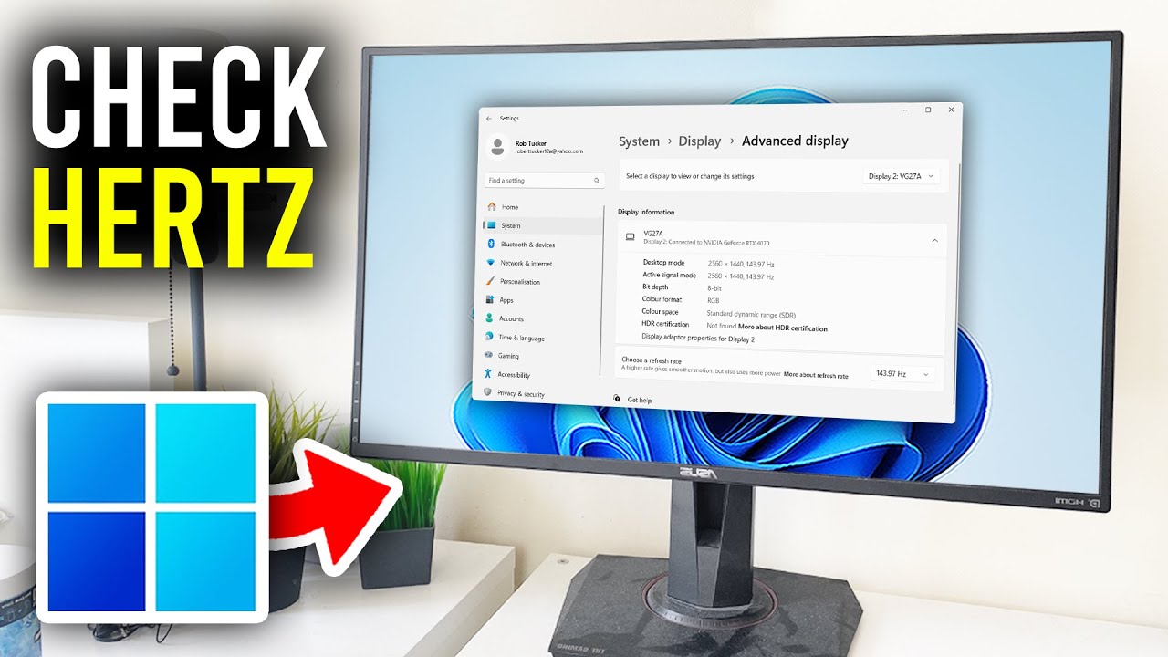 How To Check Monitor Hertz (Refresh Rate) - Full Guide