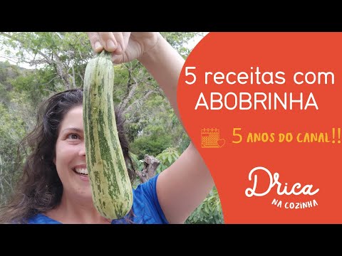 , title : '5 receitas incríveis com abobrinha | Drica na Cozinha'