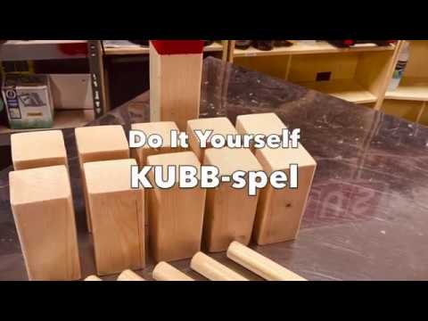 DIY Kubb - Maak je eigen houten Kubb-spel!