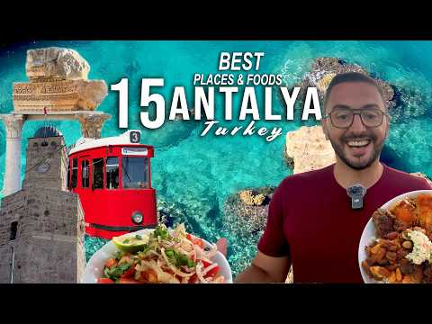 ANTALYA, TURKEY | 15 INCREDIBLE Things to See & Eat in Antalya!