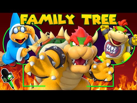 The Bowser Family Tree - The History Of The Koopa King! 🐲🐢