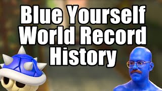The World Record History of Blue Yourself in Mario Kart 8 Deluxe