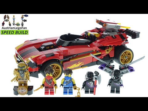 Vidéo LEGO Ninjago 71737 : Le chargeur Ninja X-1