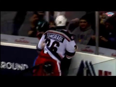 Dylan Labbe vs Eric Tangradi Feb 27, 2016