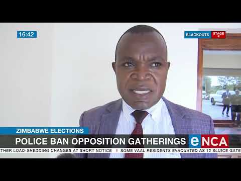 Zimbabwe Elections | Police ban opposition gatherings