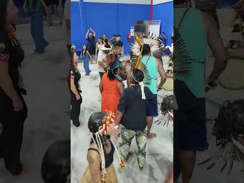 Apresentação Grupo Guardiões da Terra na aldeia Brejinho #tore #paraiba #marcação