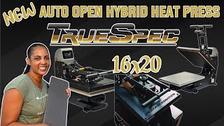 The BRAND NEW TRUESPEC AUTO OPEN HYBRID Heat Press Is Here! What Makes This Heat Press So SPECIAL?