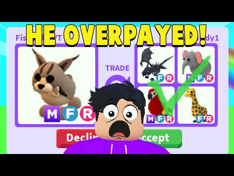 Can We Trade MEGA NEON LYNX!? (GETTING DREAM PET)