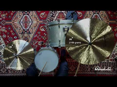 16" Absolute Cymbals Traditonal Hi Hat  - 1309/1860 grams