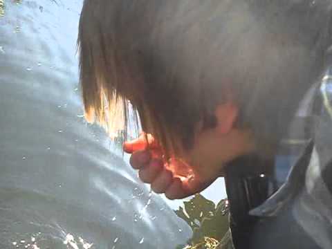Mark Swann Drinking Camden Lock Canal Water