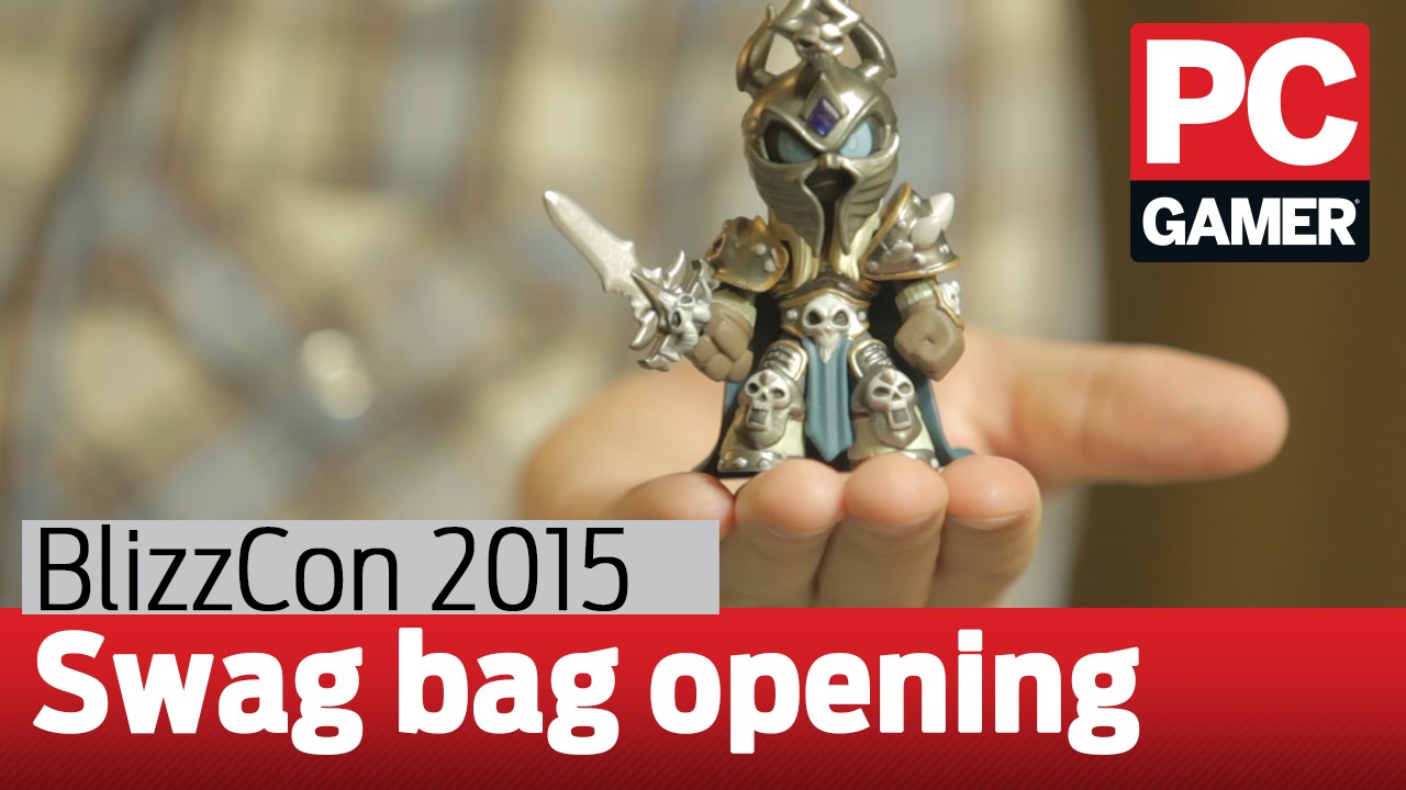 What's inside the BlizzCon 2015 swag bag? - YouTube