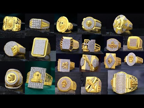Diamond Ring For Men With Price l Latest Gold Ring Design For Men l Gold And Diamond Ring For Men...