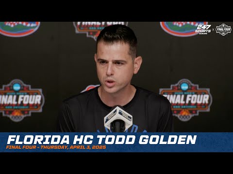 Florida HC Todd Golden | Thursday, April 3 Final Four press conference
