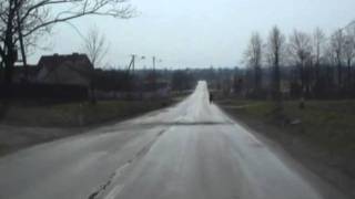 preview picture of video 'Czałczyn - Zakrucze / DW 728,  DW 786 / kierunek Jędrzejów / Poland'