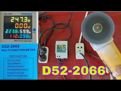 HOW TO CONNECT DIGITAL MULTI FUNCTION METER [D52-2066]
