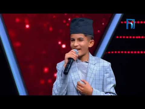 the voice kids "deuda" by pawan adhikari
