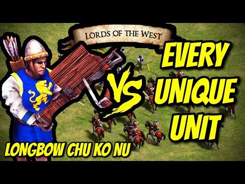 LONGBOW CHU KO NU vs EVERY UNIQUE UNIT | AoE II: Definitive Edition
