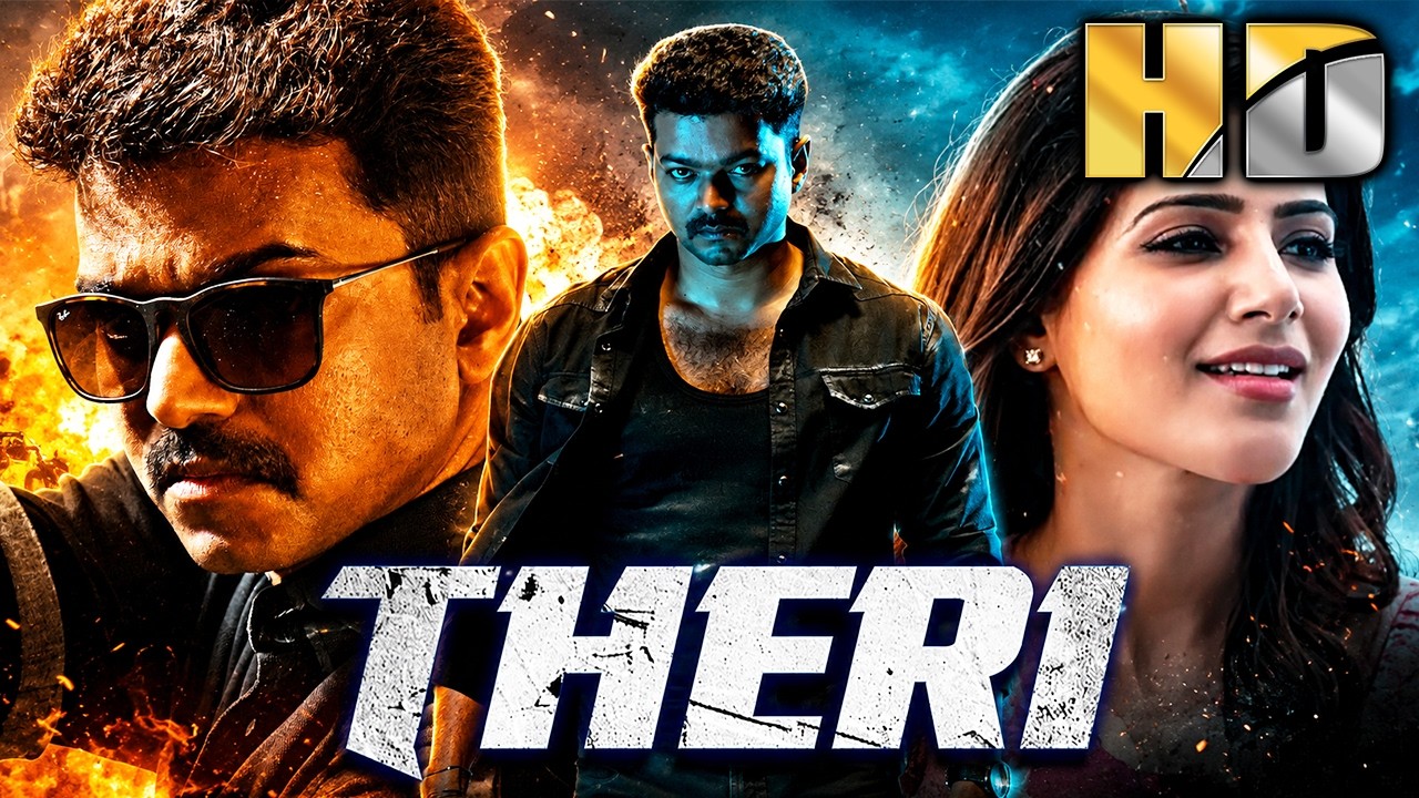 Theri (थेरी) Thalapathy Vijay Action Superhit Hindi Dubbed Movie | Samantha, Amy Jackson
