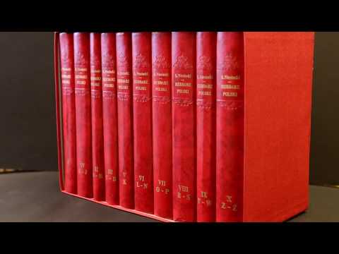 Herbarz polski Kaspra Niesieckiego" - ręcznie kolorowany techniką akwarelową