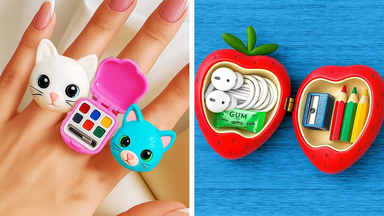 🎒 WHY BUY BORING SUPPLIES? Make Your Own Cute School Crafts! 🖍️💡