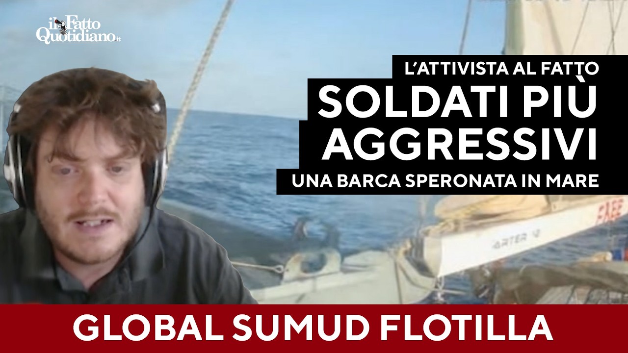 Flotilla, l'attivista: "Militari più aggressivi rispetto all'anno scorso, una barca speronata"