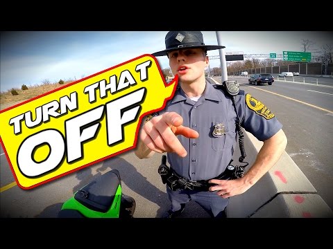 Pulled Over by the Coolest COP EVER!!!