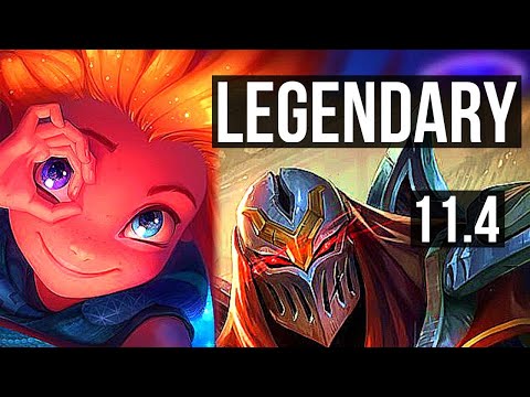 ZOE vs ZED (MID) | Rank 2 Zoe, Legendary, 16/2/8, Rank 10 | EUW Challenger | v11.4