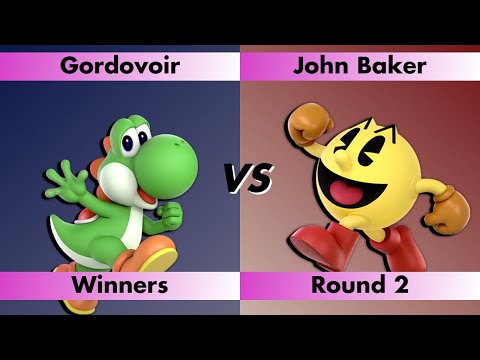 TAABF 4 - Singles - Winners Round 2 - Gordovoir (Yoshi) vs John Baker (Pac-Man)