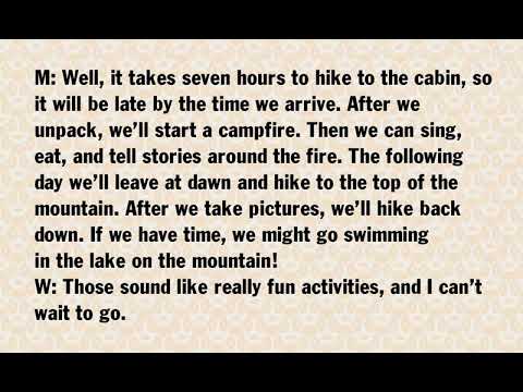 unit 2 A Hiking Trip