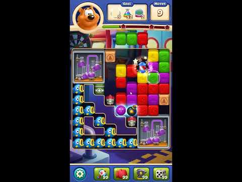 Toon Blast Level 6442 - NO BOOSTERS 🐻🐺🐱 | SKILLGAMING ✔️